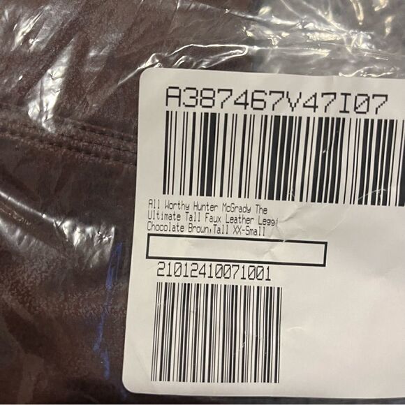 All Worthy Hunter McGrady The Ultimate Tall Faux Leather Leggings - Picture 12 of 12